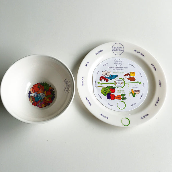 Melamine Portion Plate & Bowl Only Pack