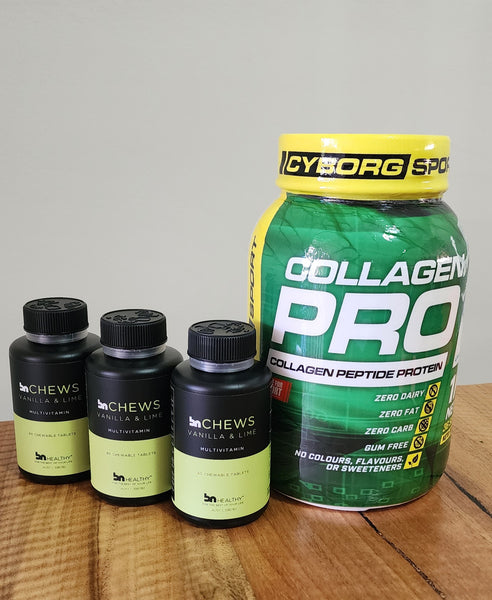 3 Month Pack - BN Chewable Multi + Collagen Protein Powder